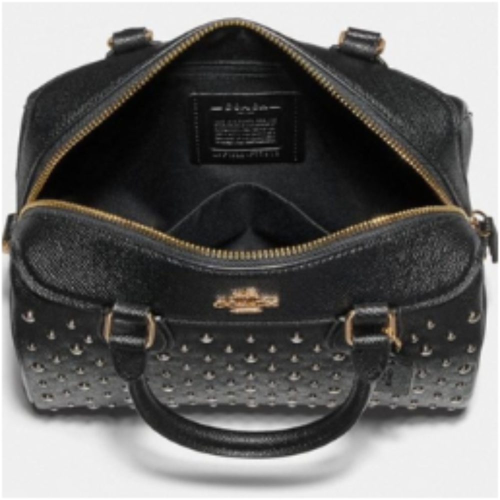 COACH Mini Bennett Satchel Silver Rivets๐SOLD๐ - Picture 3 of 8